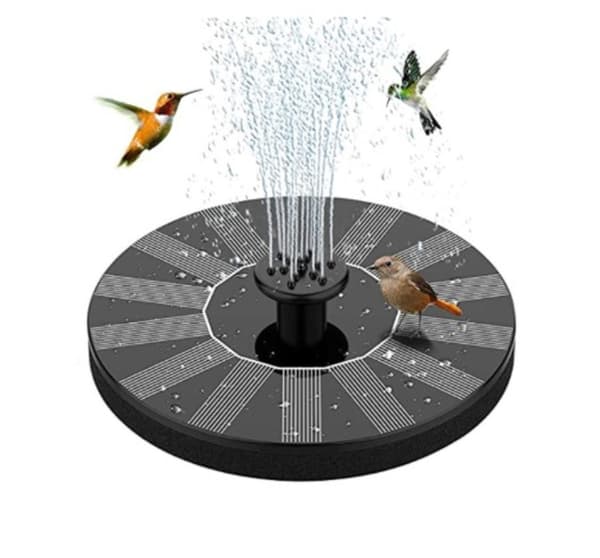 Solfontene, solpumpesystem med solvannpumpe, flytende solcellepanel