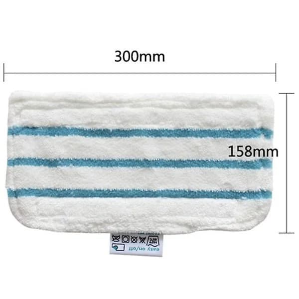 6 stk. moppepuder til moppe Fsm1610 Fsm1630 Vaskbare og genanvendelige erstatningsmopper