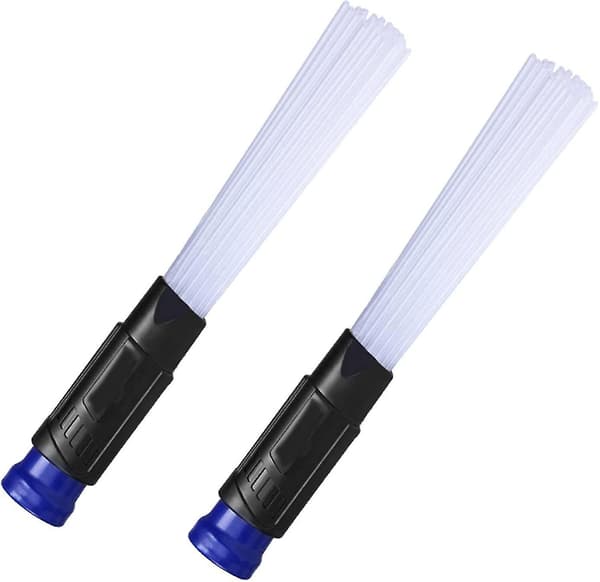 2 st Multifunktionell Dammsugare Sugrör Damm Smuts Borste Remover Bärbar Universal Dammsugare Atta