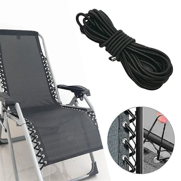 8 st solstol elastiska repfästen fällstol strandstol tillbehör elastiska fästen bungee rep 8 st (4 långa och 4 korta)