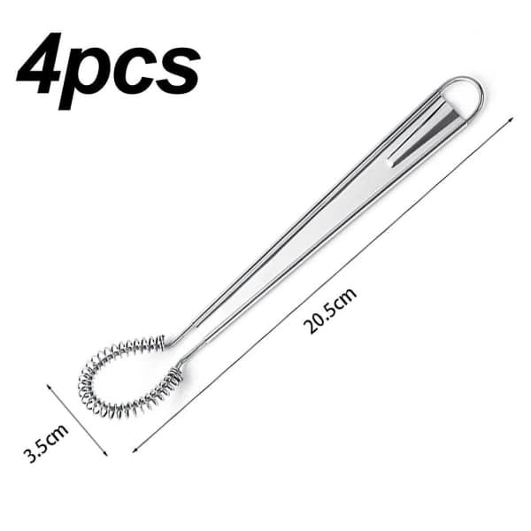 Stainless steel egg whisk, silicone mini whisk mixer, handheld sauce whisk