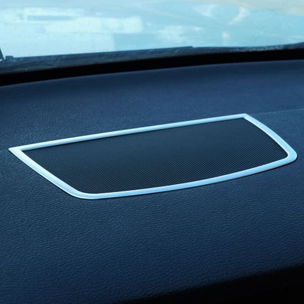 Car Stainless Steel Dashboard Center Console Speaker Frame Trim Decoration for X5 E70 2008-2013