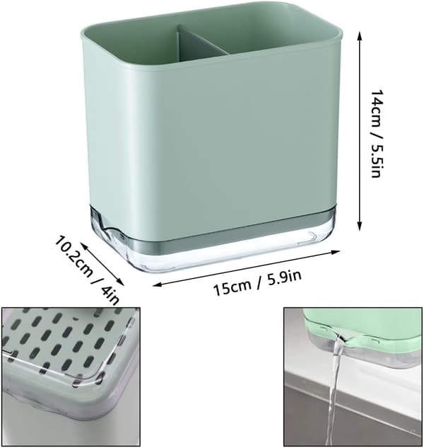 Cutlery Drainer, Sponge Rack, Kitchen Utensil Holder, For DXGHC