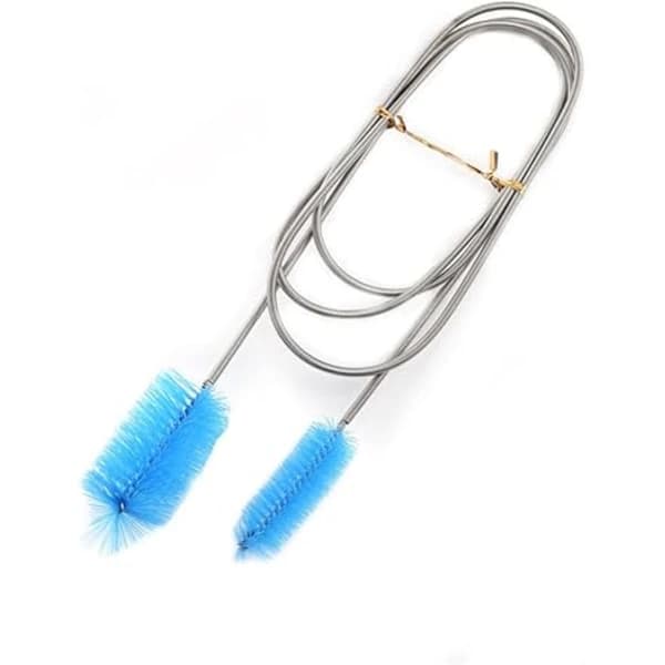 2 Pcs Aquarium Brushes Double Head for Air Line Pump Cleaning