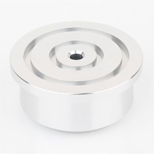 Record Weight Stabilizer LP Record Stabilizer Turntable Vinyl Clamp HiFi Premium Audiophile Quality Vinyl Vibration Silver