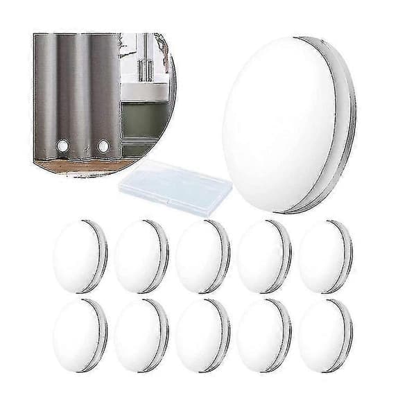 10 st Magnetiska Gardiner Vikter Draperier Vikter Magnet Duschdraperi Vikter Botten För Duk Gardiner, vit PK