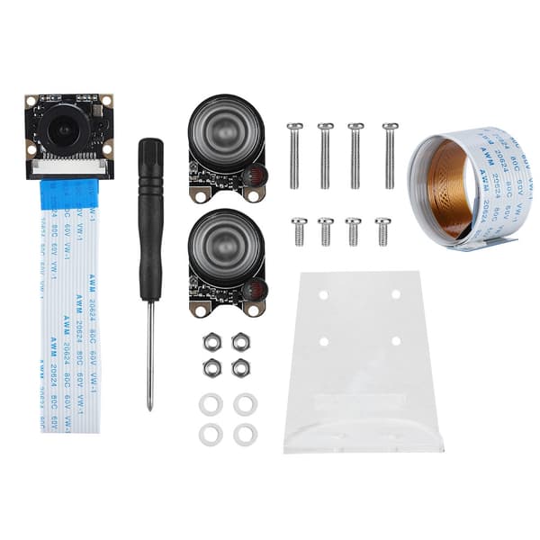 Nattsyn Kameramodul Kameralinsesett for Raspberry Pi 3B+/3B/2B/B+/ZERO 1.3/ZERO W
