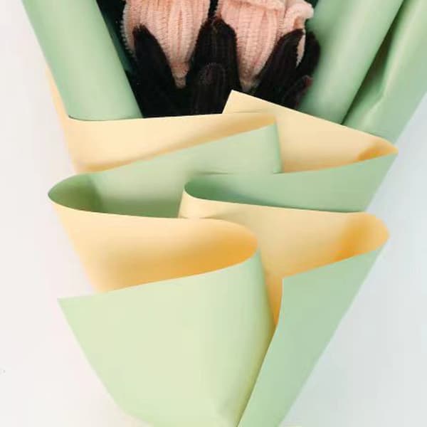 Fargerike, utsøkte, vakre, bøybare, holdbare piperensere, håndverk, DIY, håndlagde leker, rose