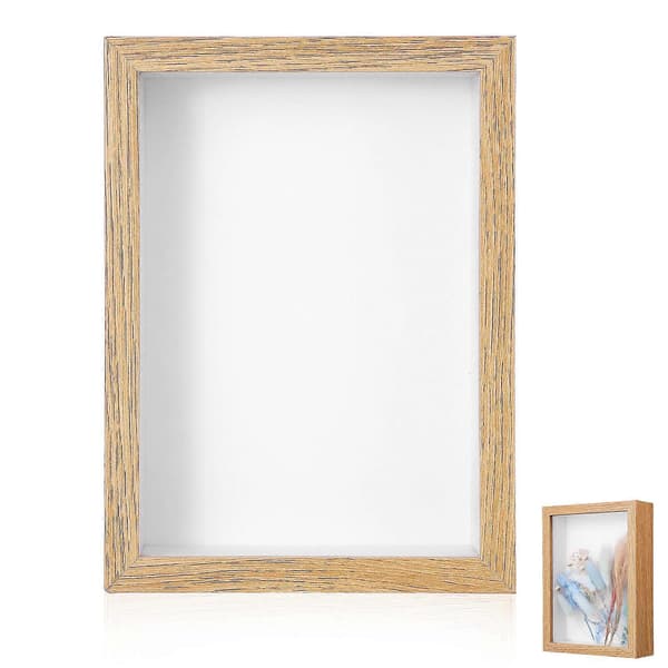 Dried Flower Display Case Hollowed Out Flower Frame Wooden Frame Flowers Mounting Box