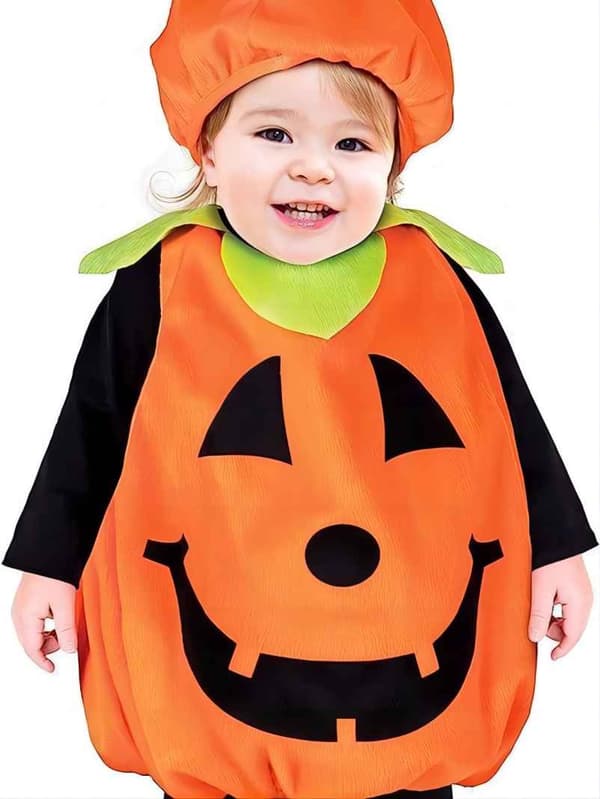 Halloween børnekostumer til børn græskarformede plantekostumer cosplay baby forælder-barn rollespilskostumer