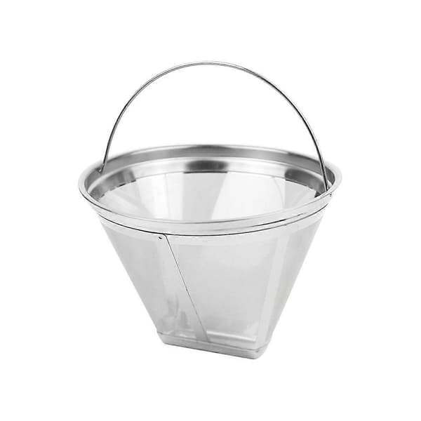 Kaffefilter Kaffetrakter Gjenbrukbart Rustfritt Stål 4 Kon Kaffefilter for Ninja Kaffetrakter, A