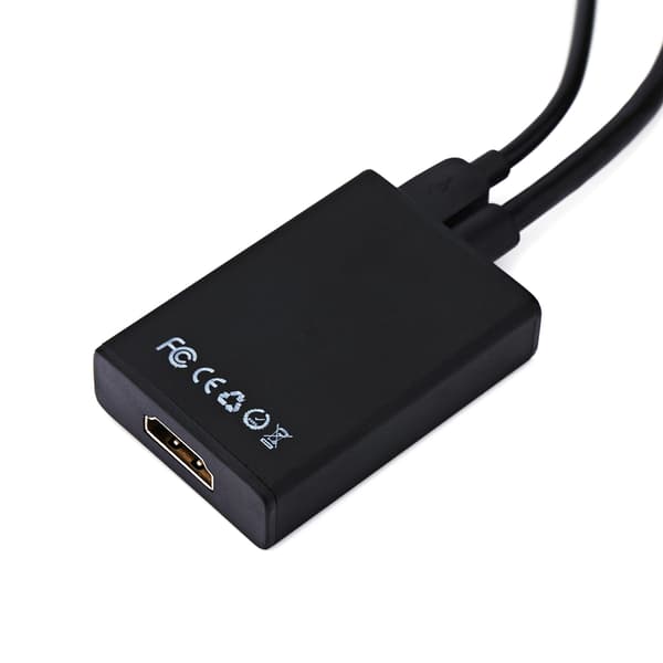1080P HD VGA til HDMI Audio Video Kabel Adapter Konverter med USB-kabel til PC Computer