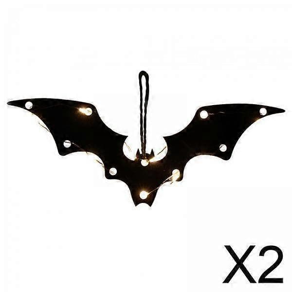 2025 2xHalloween Illuminated Window Decoration for Home Tabletop Halloween Window Decor