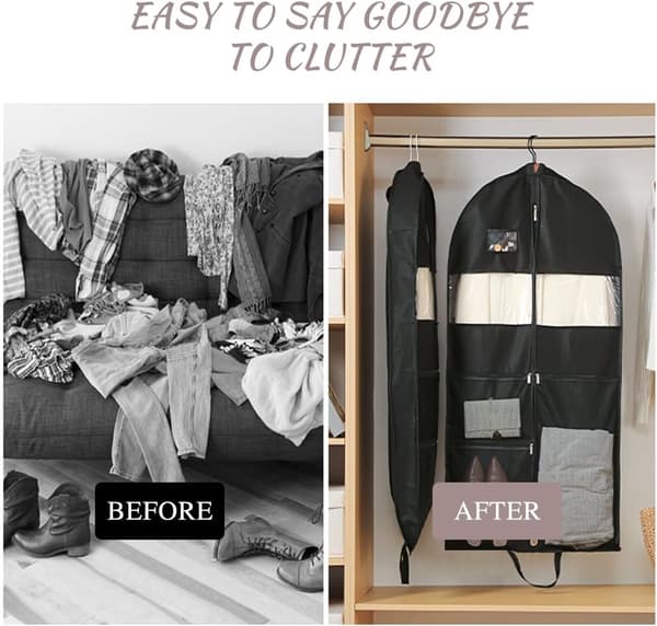 Hengbar klespose for reiser - garderobe for klesoppbevaring 200 200
