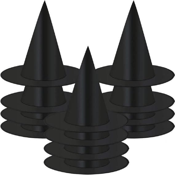Halloween Witch Hats Pack Witch Hat Costume Accessories Halloween Party Decorations