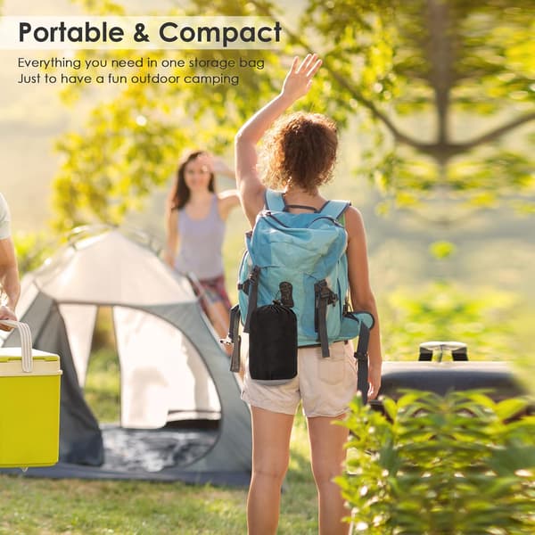 Double Hammocks for Camping, Portable Parachute Hammock for