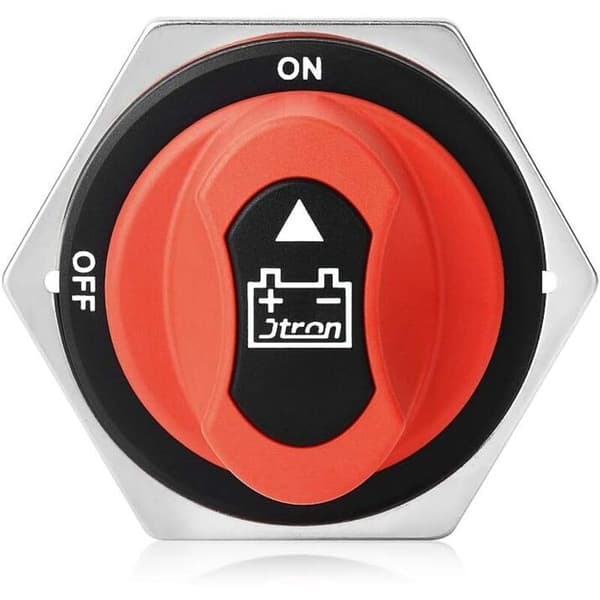 12V 300A Battery Isolator Switch with 32VDC Max for Motorcycle and Car Compatible with Most Brands