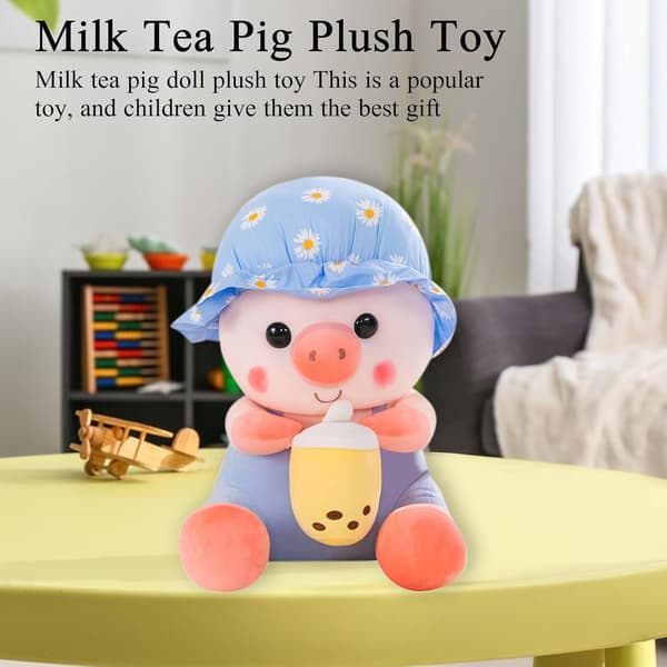 Sika pehmolelu, sikatyyny pullomaidolla Kawaii-lelu-FX-