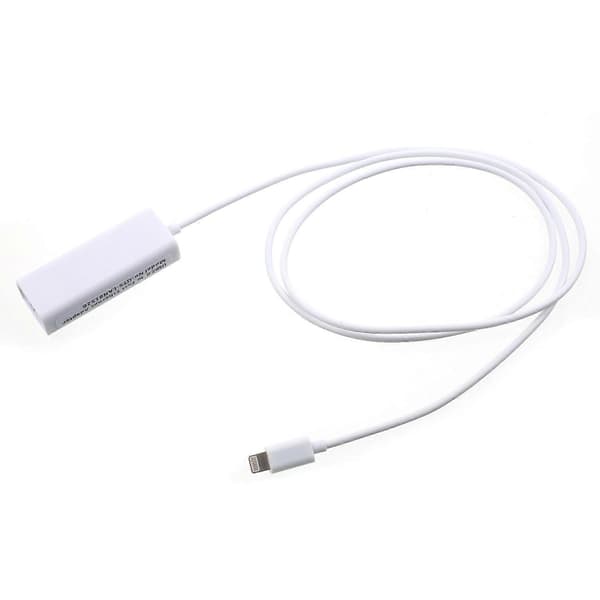 Lightning 8Pin til RJ45 10/100Mbps Ethernet LAN Netværksadapter Hurtigt Internetadapterkabel