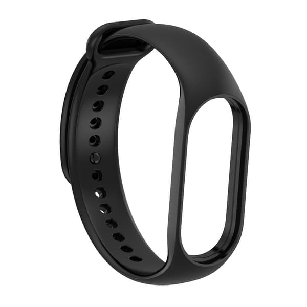 Urrem til smartwatch, universal, vandtæt, TPU, tilbehør til Xiaomi 7 6 5, sort