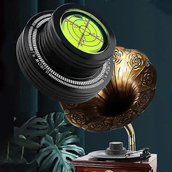 50Hz Tachometer Turntable Spirit Level Record Weights Record Stabilizer Silver Silver