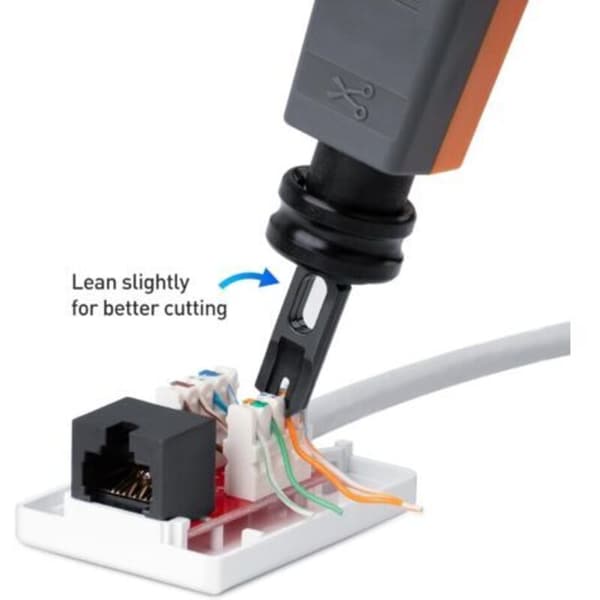 Professional Cable Insertion Tool for Network and Telephone Cables, with Ergonomic Design and Optimal Efficiency. (FMY)