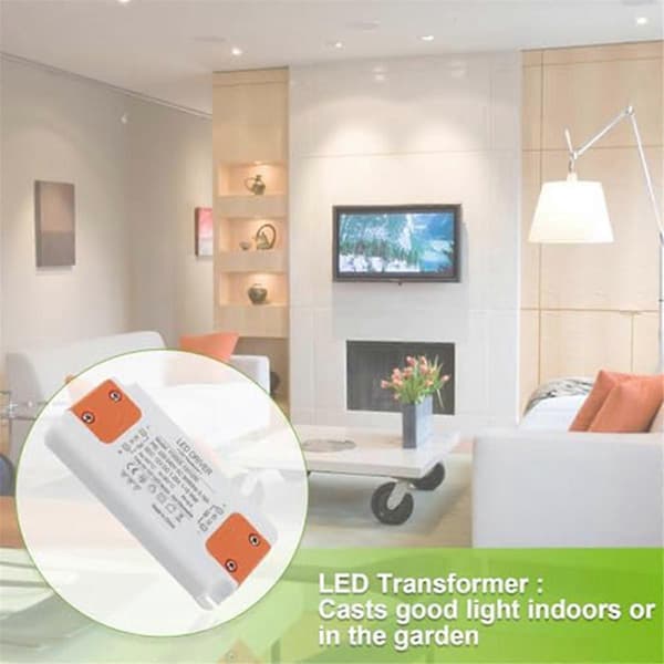 12V 15W LED-transformator LED lavspenningstransformator Stillegående LED-driver Strømforsyning for G4 MR16 MR1