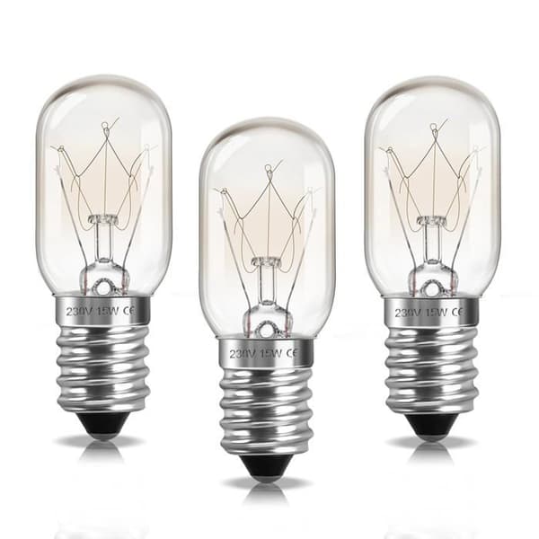 E14 Dimmable Salt Lamp - 3-pack, 100LM Warm White 2700K, Suitable for Refrigerator and Microwave Lamps