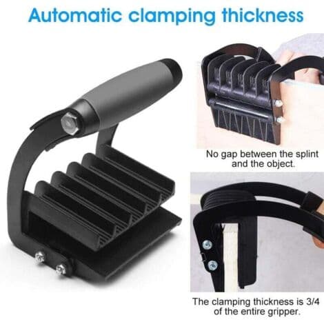 Jernpladeløfter, Ergonomisk Gipspladeløfter, Gorilla Gripper, Støtteplader til Bagstykker, Gribeplader til Bekvem Løft af
