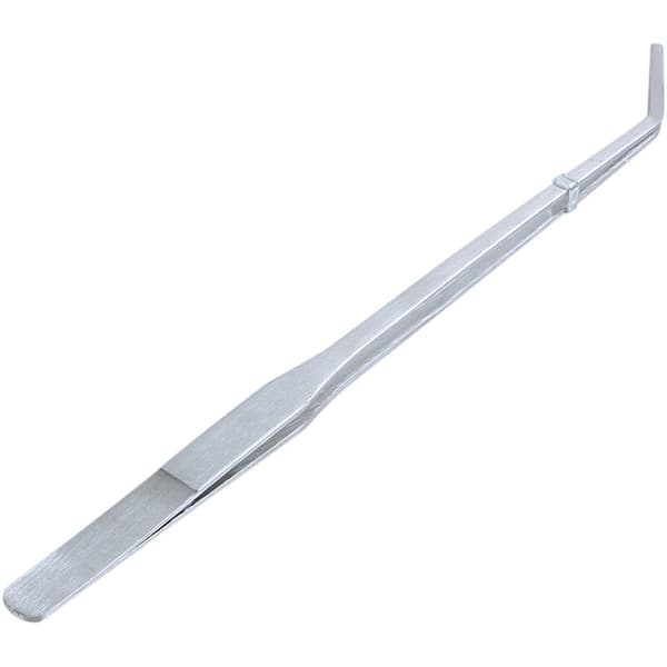 Rustfrie bøyde pinsetter for akvarieplanter