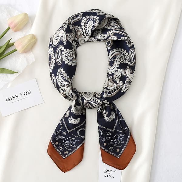 #Elegant skjerf for kvinner i kunstsilke#