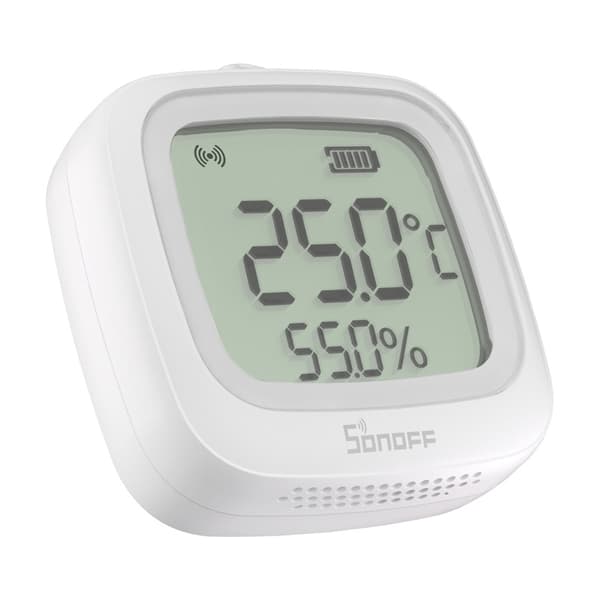 ZigBee LCD temperatur- och fuktighetssensor Sonoff SNZB-02WD – IP65, 2,2-tums display, Zigbee 3.0 och eWeLink
