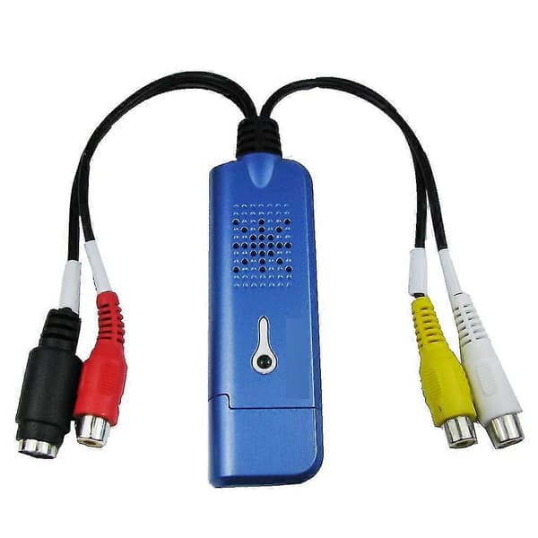 USB 2.0 Videoopptakskort, VHS VCR TV til DVD-konverter for OS X PC Windows 7 8 10