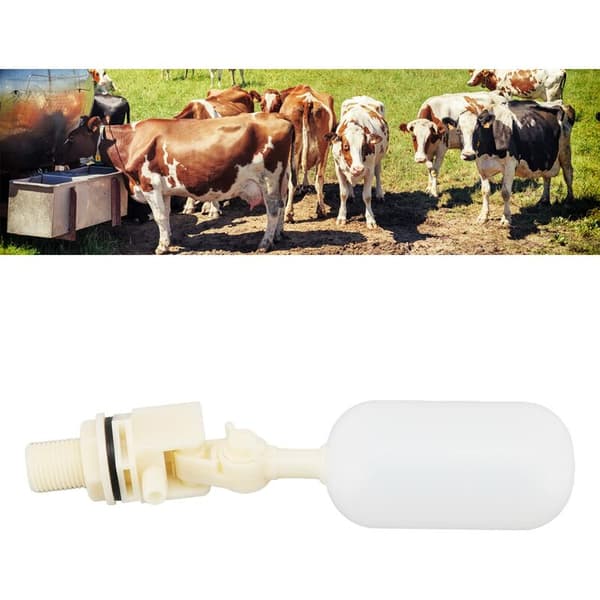 G1/2 Threaded Float Valve for Automatic Drinking Bowl Horse Cattle Goat Sheep Pig Dog Water Trough Farm Supply