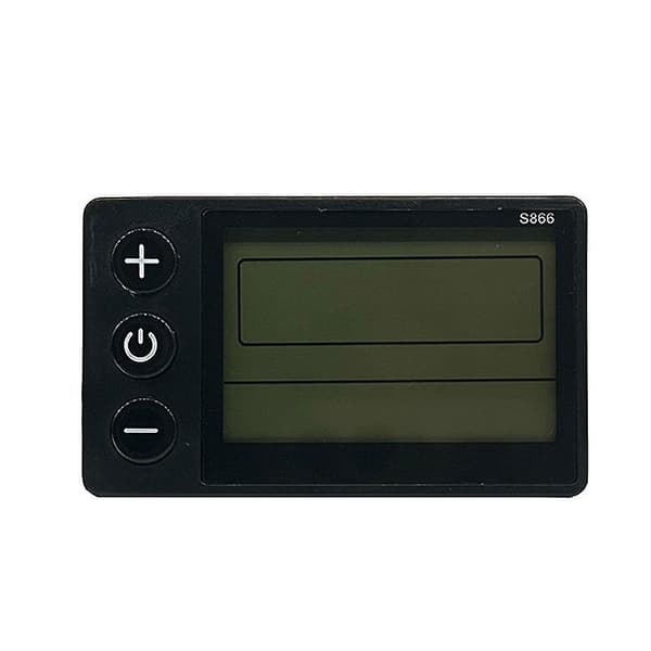 S866 Elcykel LCD-display 24v 36v 48v E-cykel Elscooter Display Måler Kontrolpanel Med Vandtæt Stik
