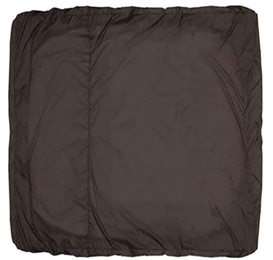 Vattentätt fyrkantigt bubbelpoolskydd i polyester för utomhusbruk, brunt (228*228*30 cm)
