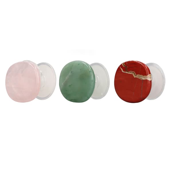 3 stk. stenmobilgreb, glattere, pladsbesparende, lyse farver, mobilgrebsholder til julegaver