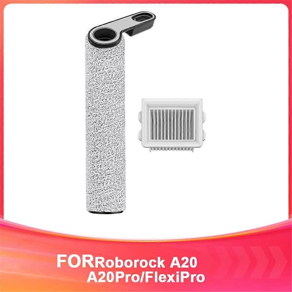 Roborock A20 -pesurin lisävarusteet A20Pro/FlexiPro-lisävarusteet, rullaharja, suodatin, pesurin lisävarusteet
