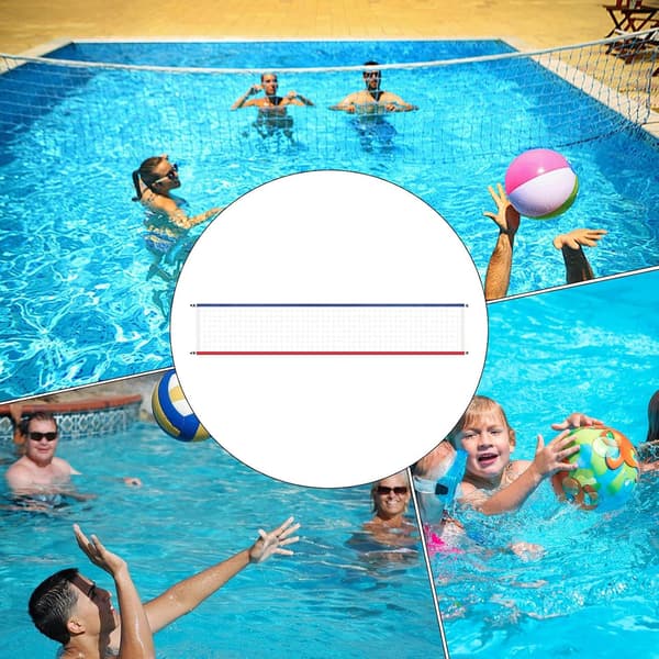 Pool Volleyball Net - Heavy Duty Replacement Net 4.57m x 0.91m, Waterproof Water Play Accessory (FMY)