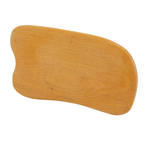 Trä Gua Sha-bräda, bekvämt grepp, rektangulär, ergonomisk, bärbart skrapmassageverktyg för kroppsskönhet