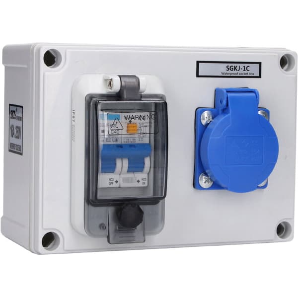 German Standard Power Socket 200-250V with 230V 40A 1P + N RCD