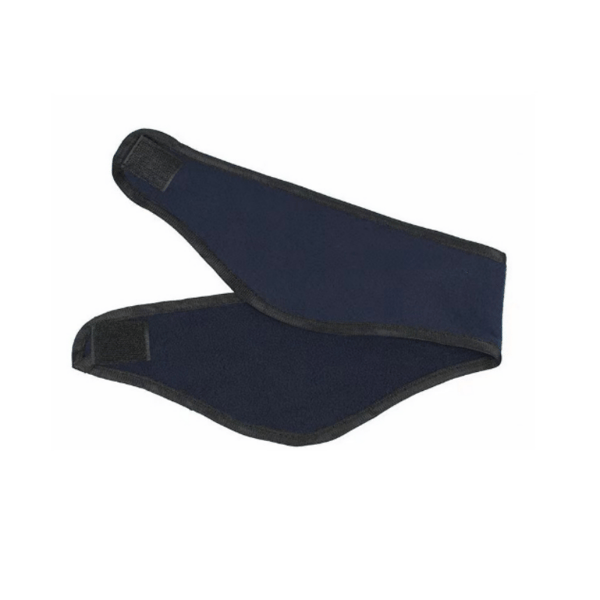 Double-Layered Fleece Headband for Winter Navy Blue