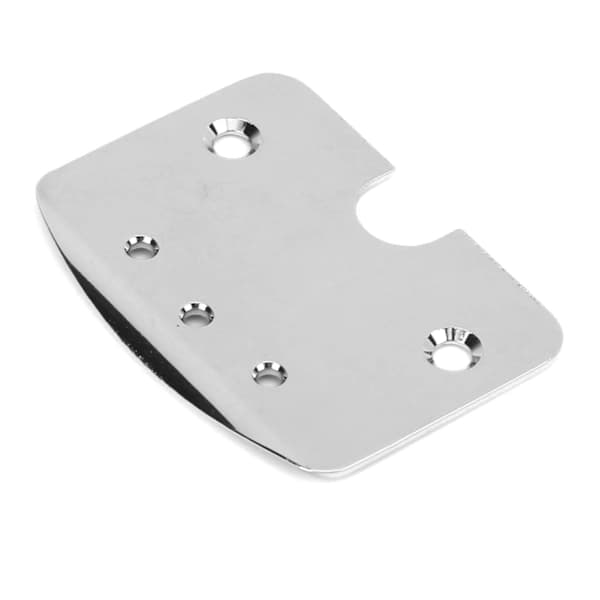 Guitar Neck Plate Metal Replacement for 3-String Cigar Box Musical Instrument Accessories