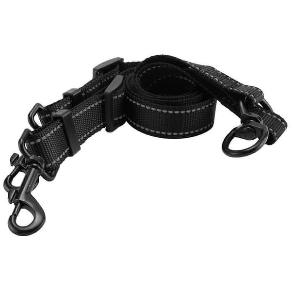 Double Leash for Large Dogs, Adjustable Heavy Duty Nylon Splitter for Two Large Dogs