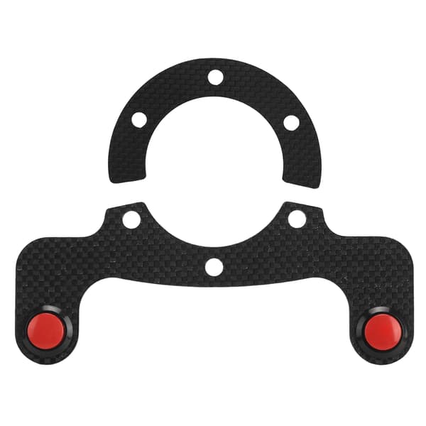 Carbon Fiber External Horn Button Kits for MOMO/OMP/Nardi/Sparco 6-Bolt Steering Wheel Double Button