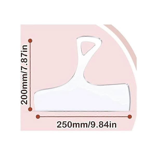 3 Pcs Wood Pattern Acrylic Templates - Charcuterie Board Handle/Cutting Board Angled Curved Drawing Template