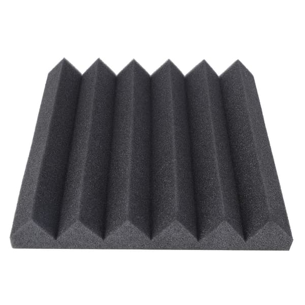 Akustisk panel Studio Skumkile DIY Installasjon Lydabsorberende Veggpaneler Svart