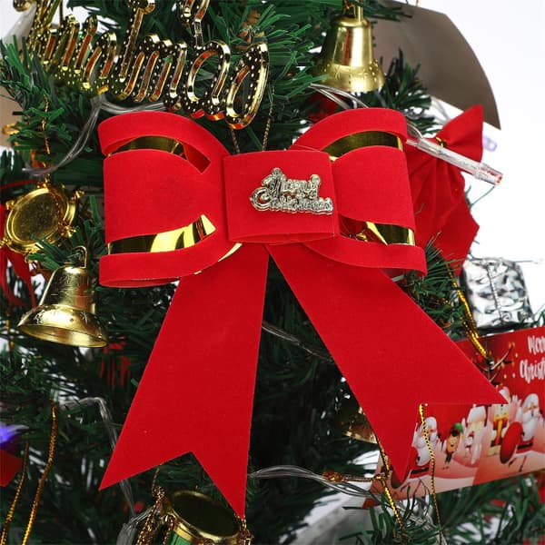 Mini Christmas Tree, 60 cm Artificial Pine for Tabletop Christmas Decorations with LED String Lights