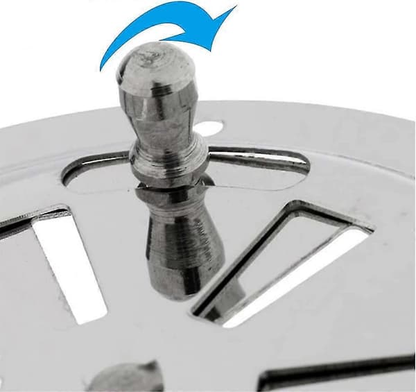 Rundt ventilationsgitter, justerbar ventilationsåbning i rustfrit stål, luftindtag og -udtag 125 mm