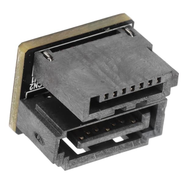 SATA 7Pin Interface Opposite Direction 180 Degree Multi-Layer Circuit Board 6Gb Lossless ABS Motherboard SATA 7Pin Adapter